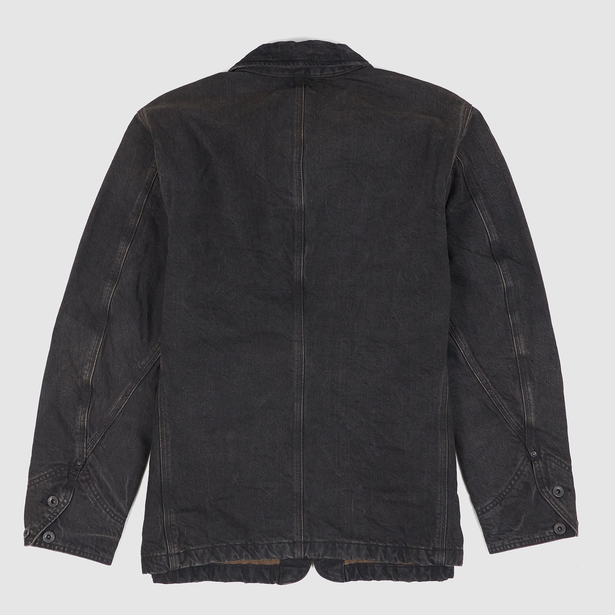 Double RL Lined Denim Work Jacket - DeeCee style