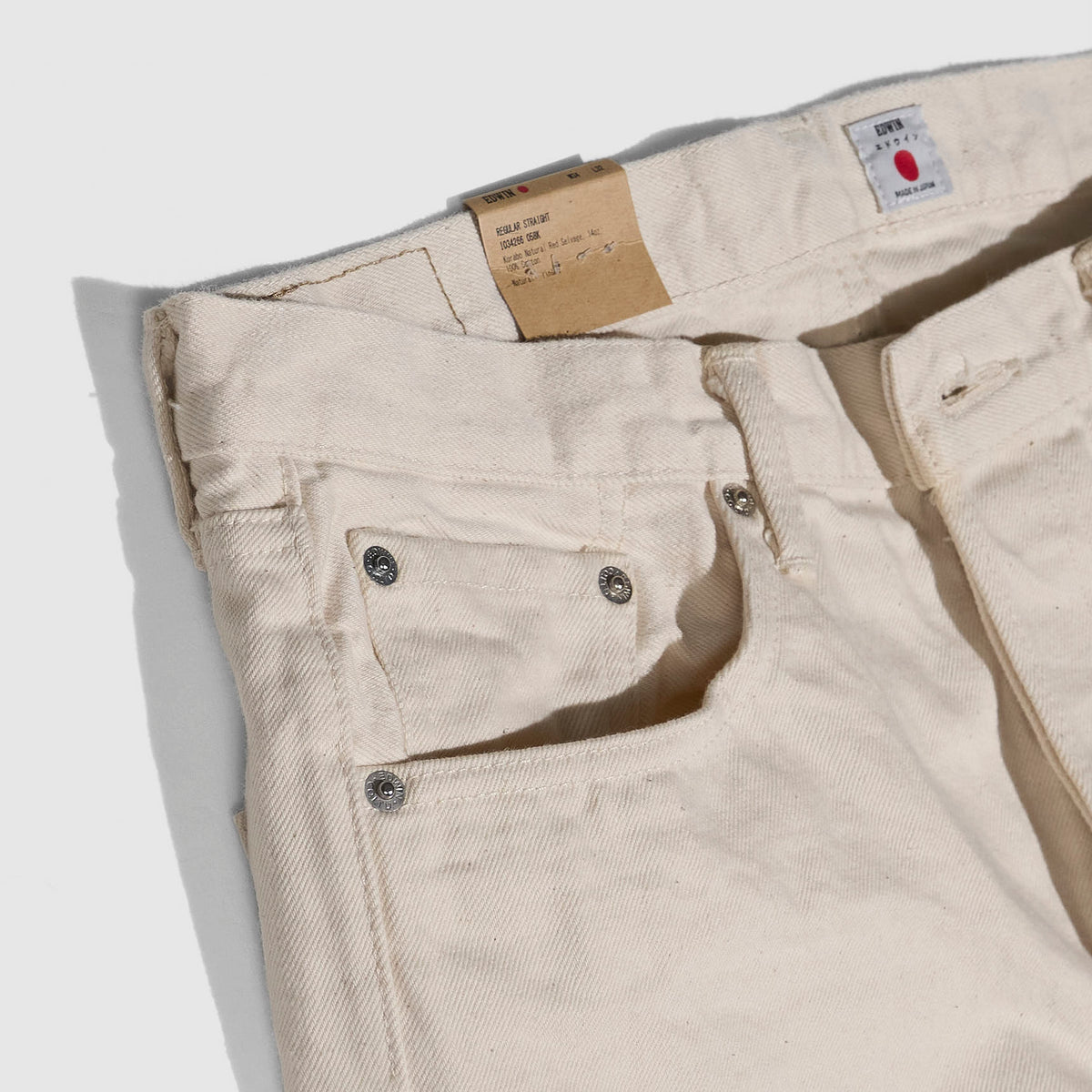 Edwin 5-Pocket Straight Natural Jeans