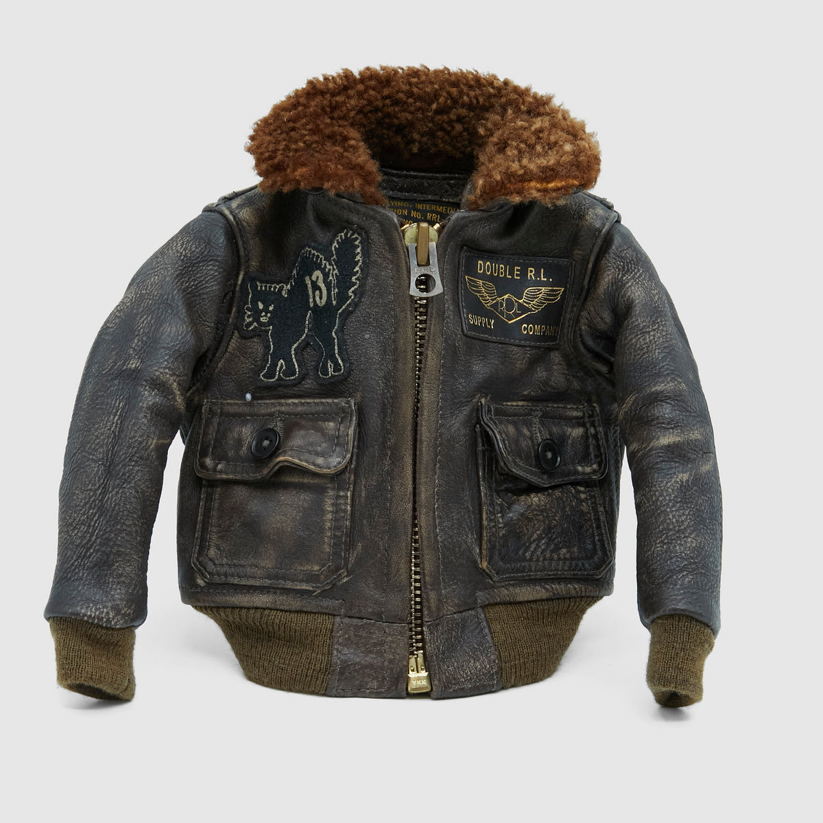 Double RL Collectible Salesman Sample Type A-2 Leather Bomber Jacket
