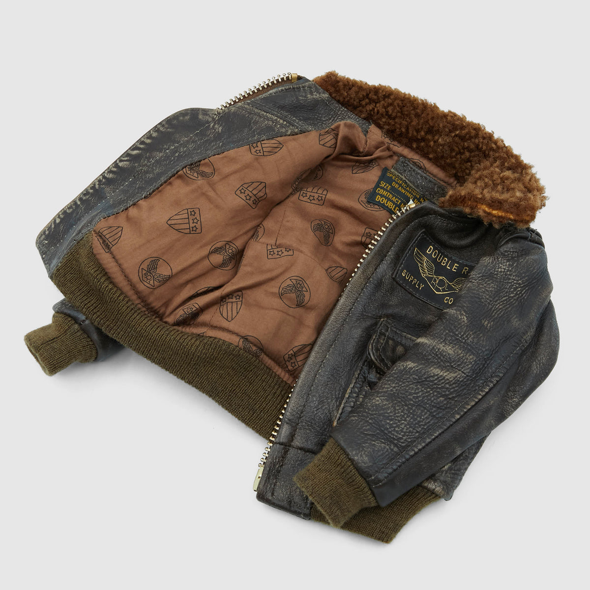 Double RL Collectible Salesman Sample Type A-2 Leather Bomber Jacket