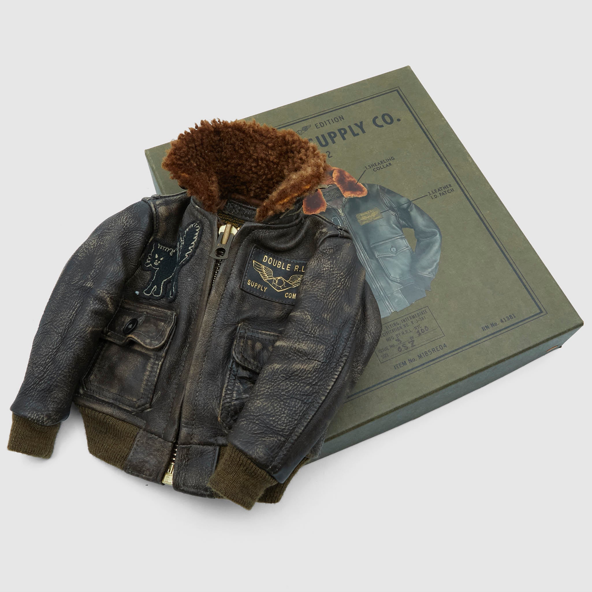 Double RL Collectible Salesman Sample Type A-2 Leather Bomber