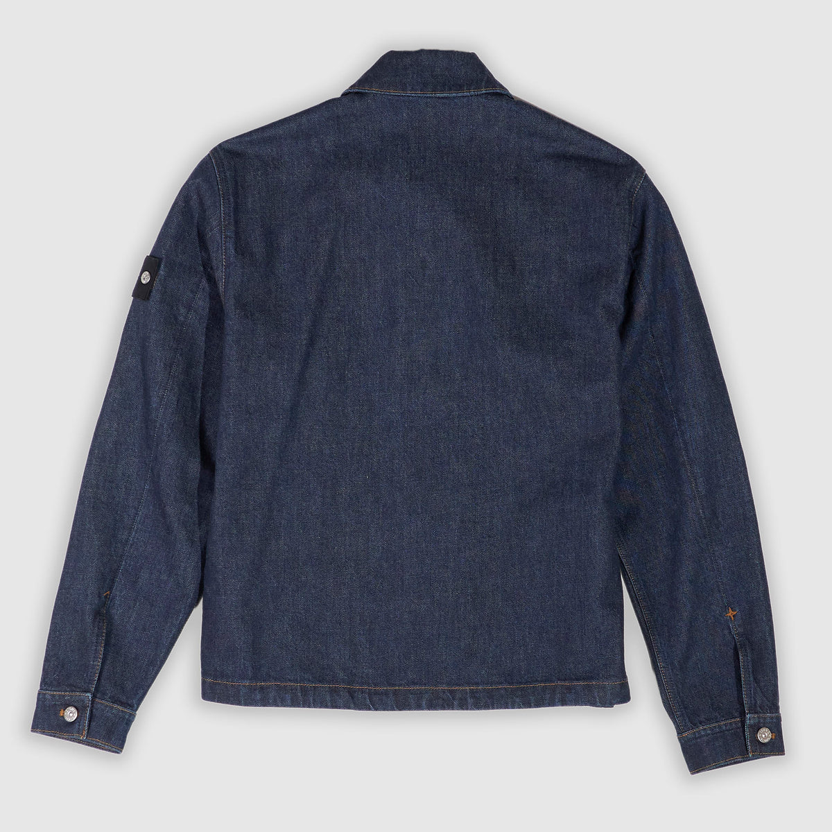 Stone Island Indigo Denim Biker Jacket