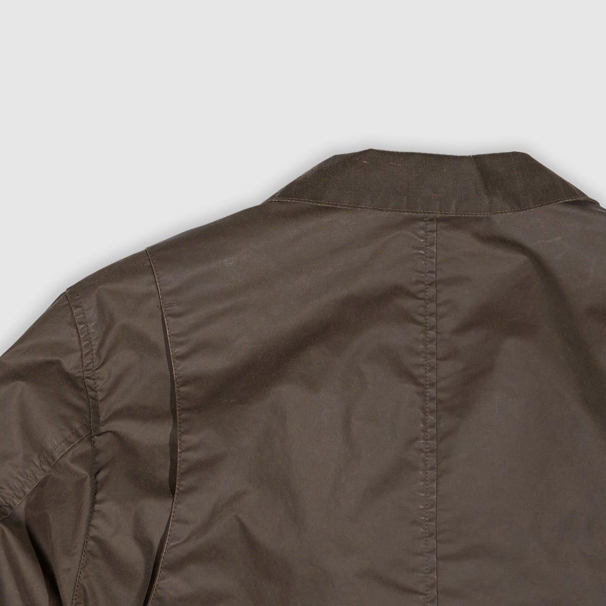 Stone Island Waxed Pigment Wax Finish Cotton Field Jacket