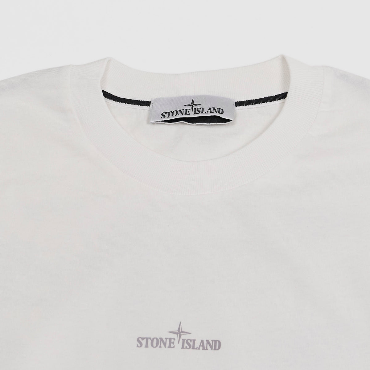 Stone Island Crew Neck Carlo Rivetti T-Shirt