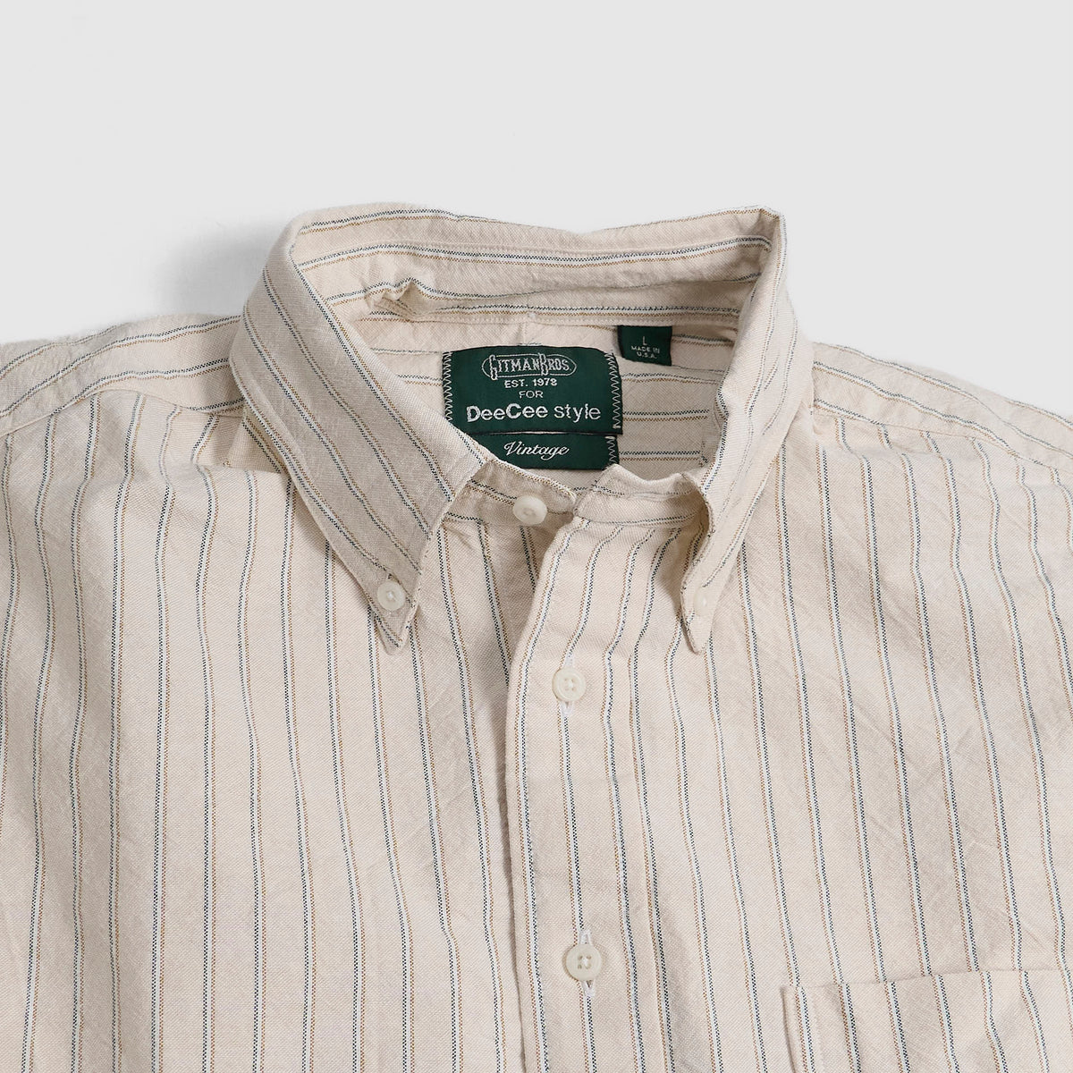 Gitman Vintage Double Stripe Button Down Shirt
