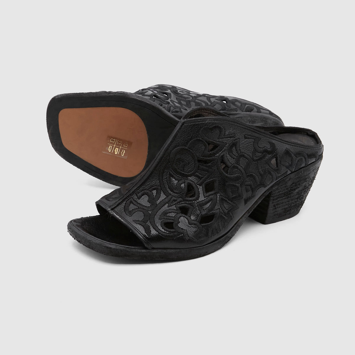 Fauzian Jeunesse Ladies Embroidered Western Slipper