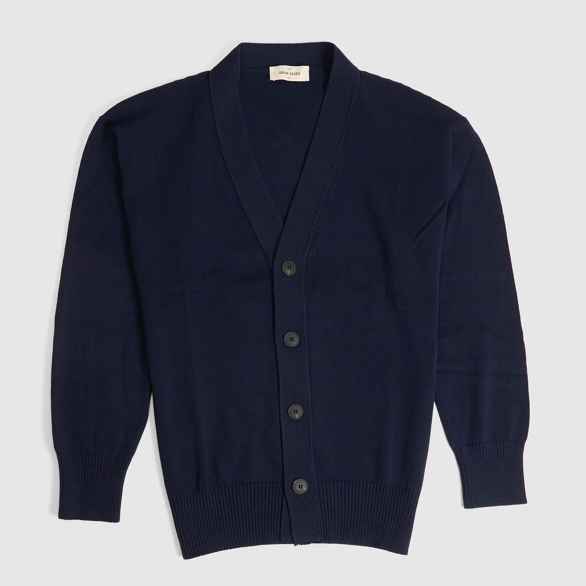 Gran Sasso Button Up Knitted Cotton Cardigan