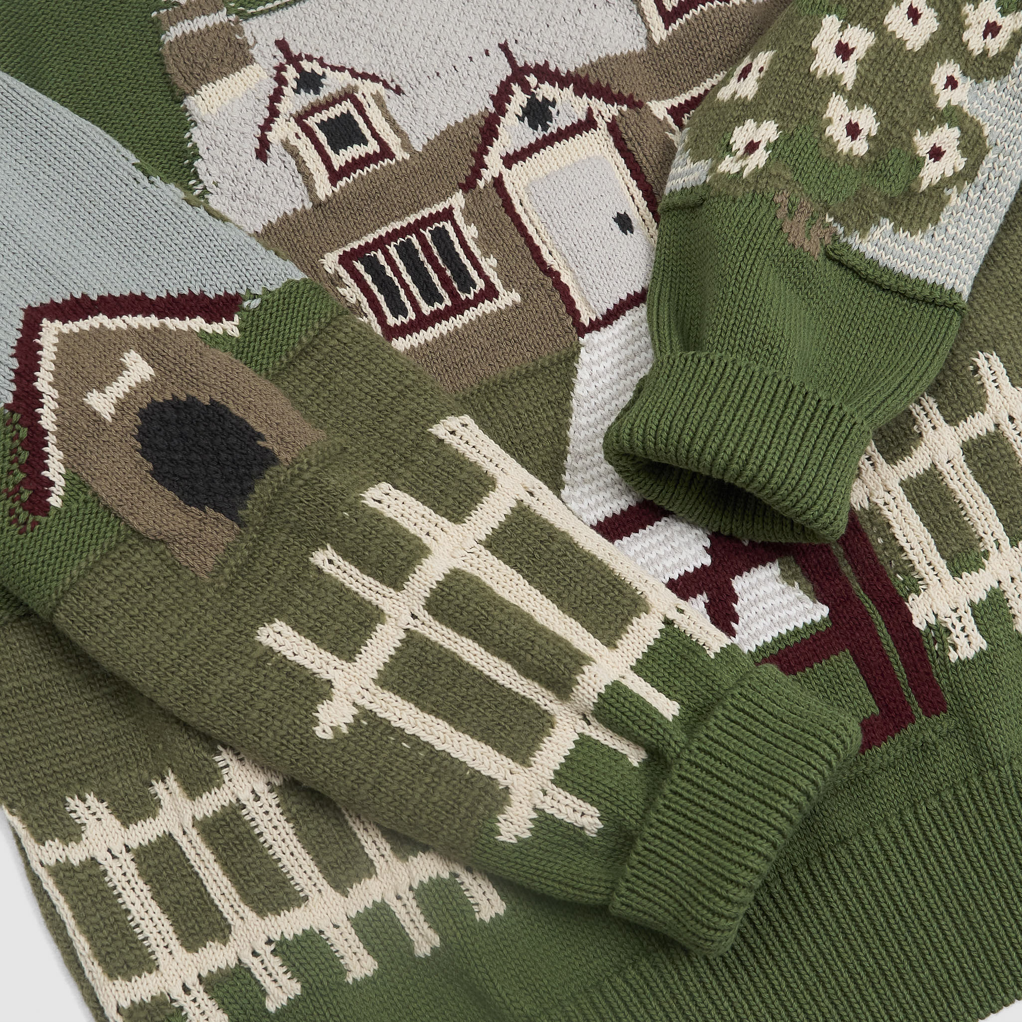 Junya Watanabe MAN Knitted Landscape Sweater - DeeCee style