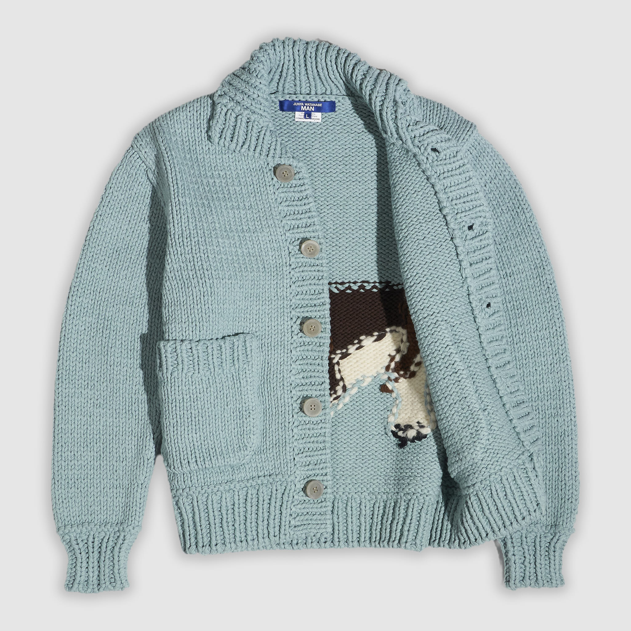 Junya Watanabe MAN Cotton Cowichan Sweater - DeeCee style