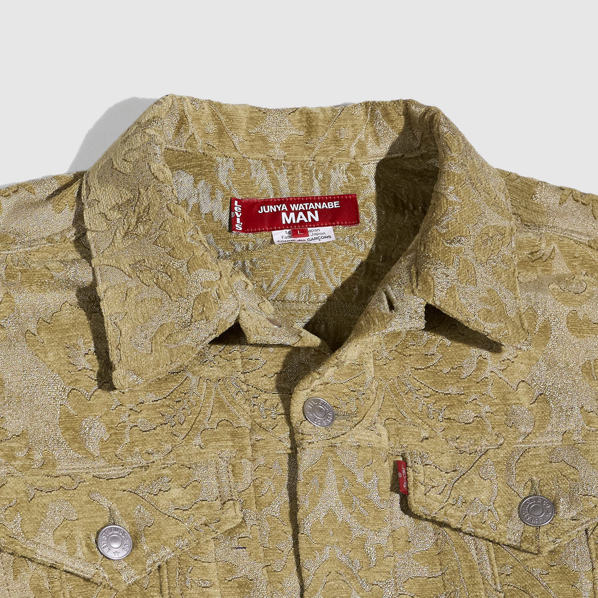 Junya Watanabe MAN x Levi's® Brocade Fabric Trucker Jacket
