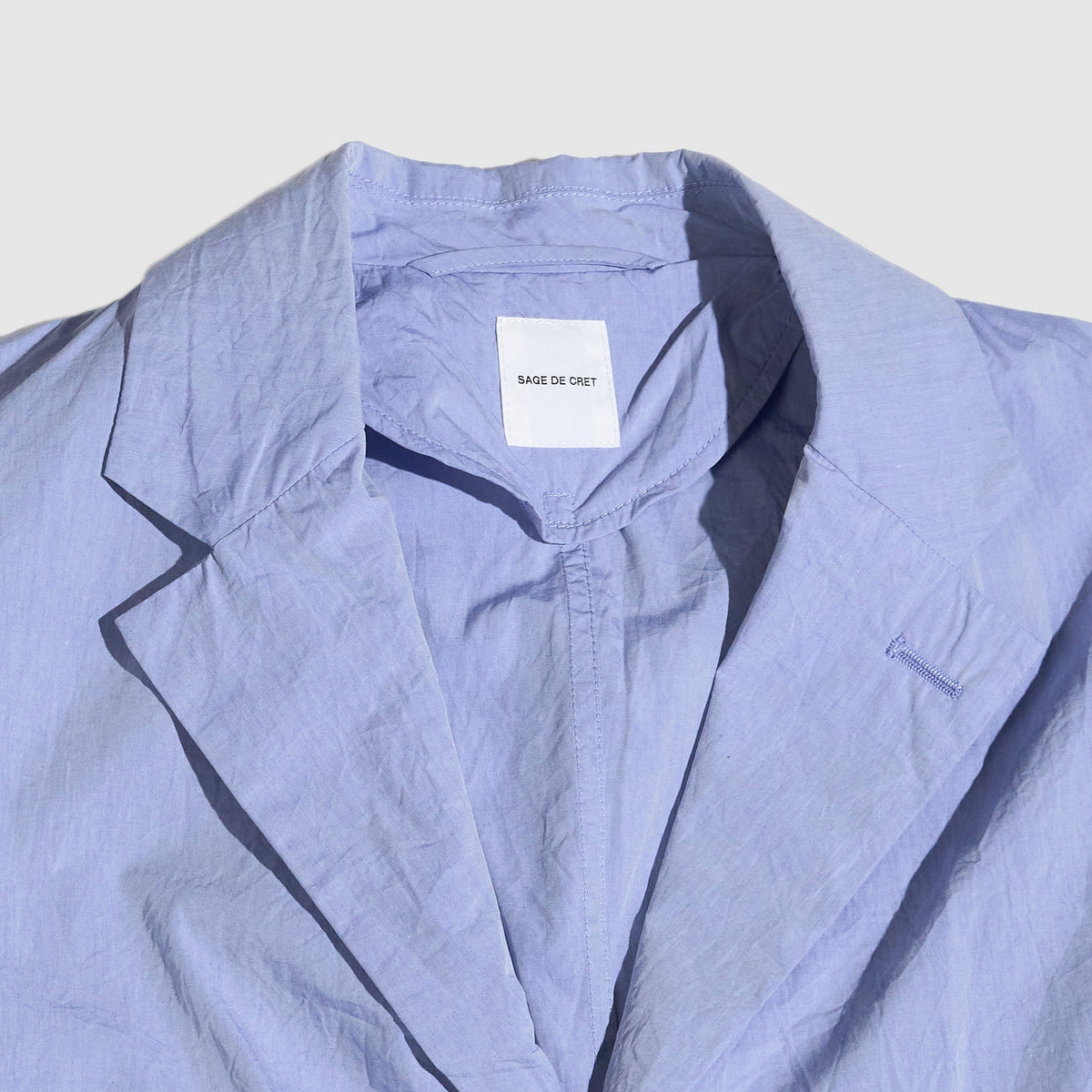 Sage de Cret Typewriter Shirt Jacket Blazer