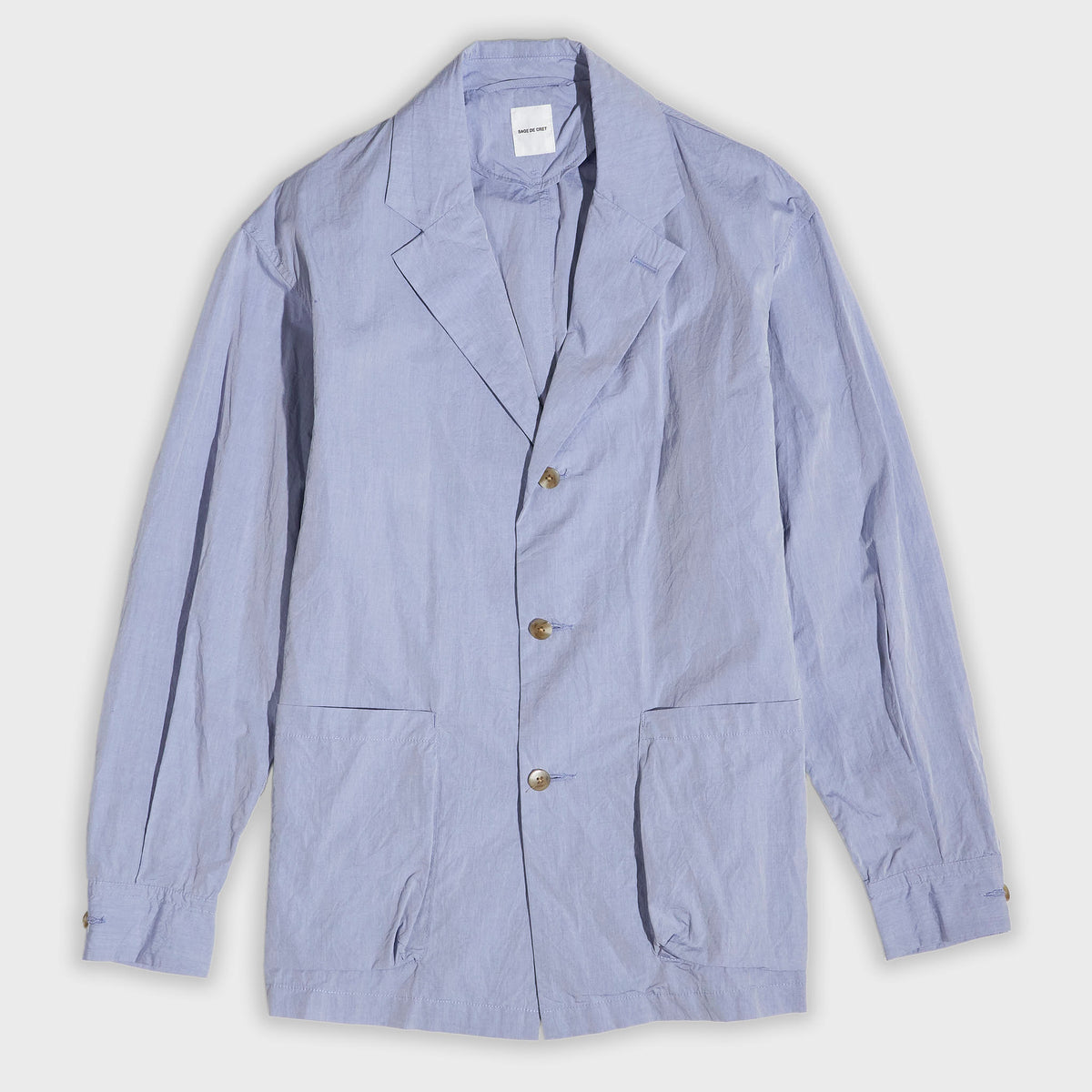 Sage de Cret Typewriter Shirt Jacket Blazer