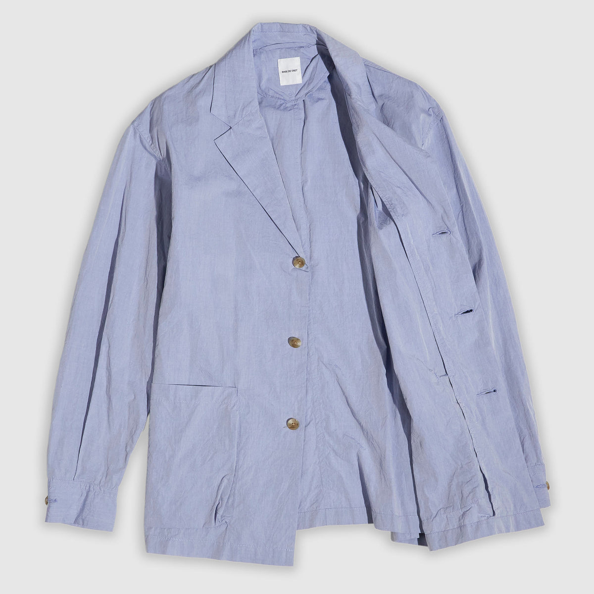 Sage de Cret Typewriter Shirt Jacket Blazer