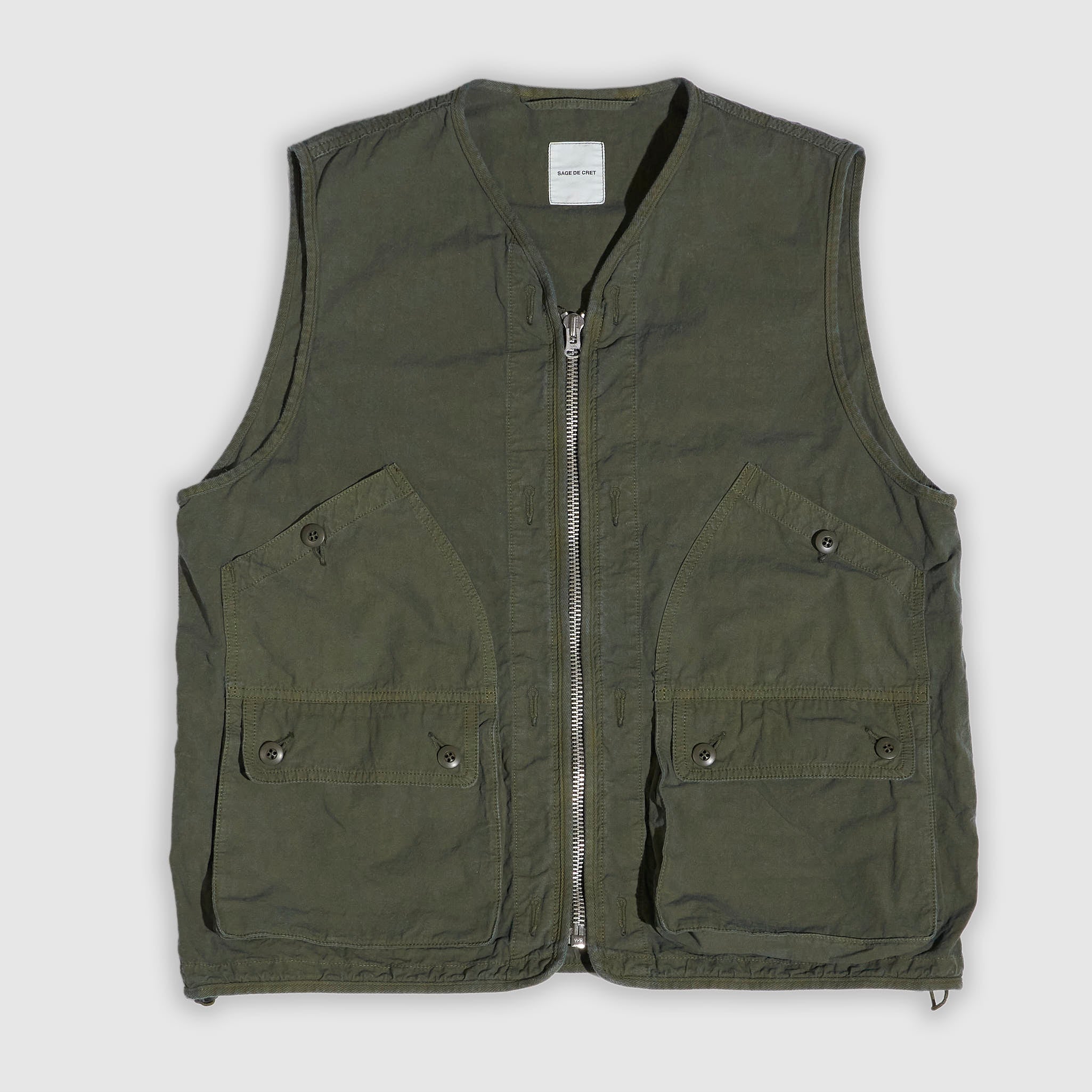Sage de Cret High Density Work Vest - DeeCee style