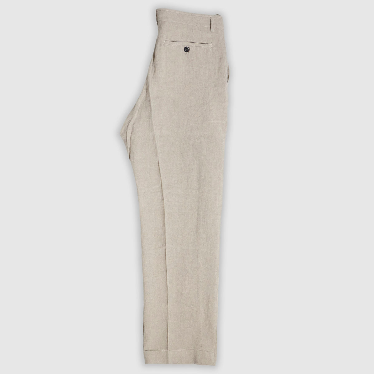 Hansen Chino Linen Sune Pleated Classic Trousers