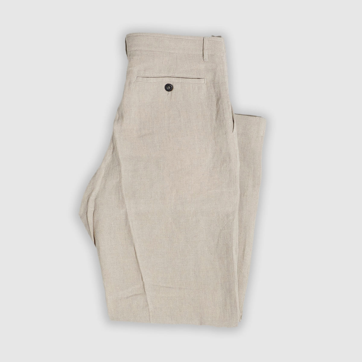 Hansen Chino Linen Sune Pleated Classic Trousers