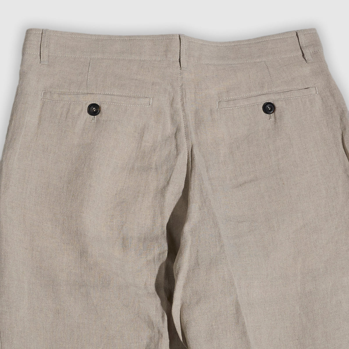 Hansen Chino Linen Sune Pleated Classic Trousers