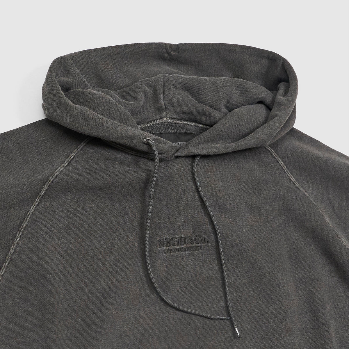 Neighborhood Embroidered Stone Washed Hoodie