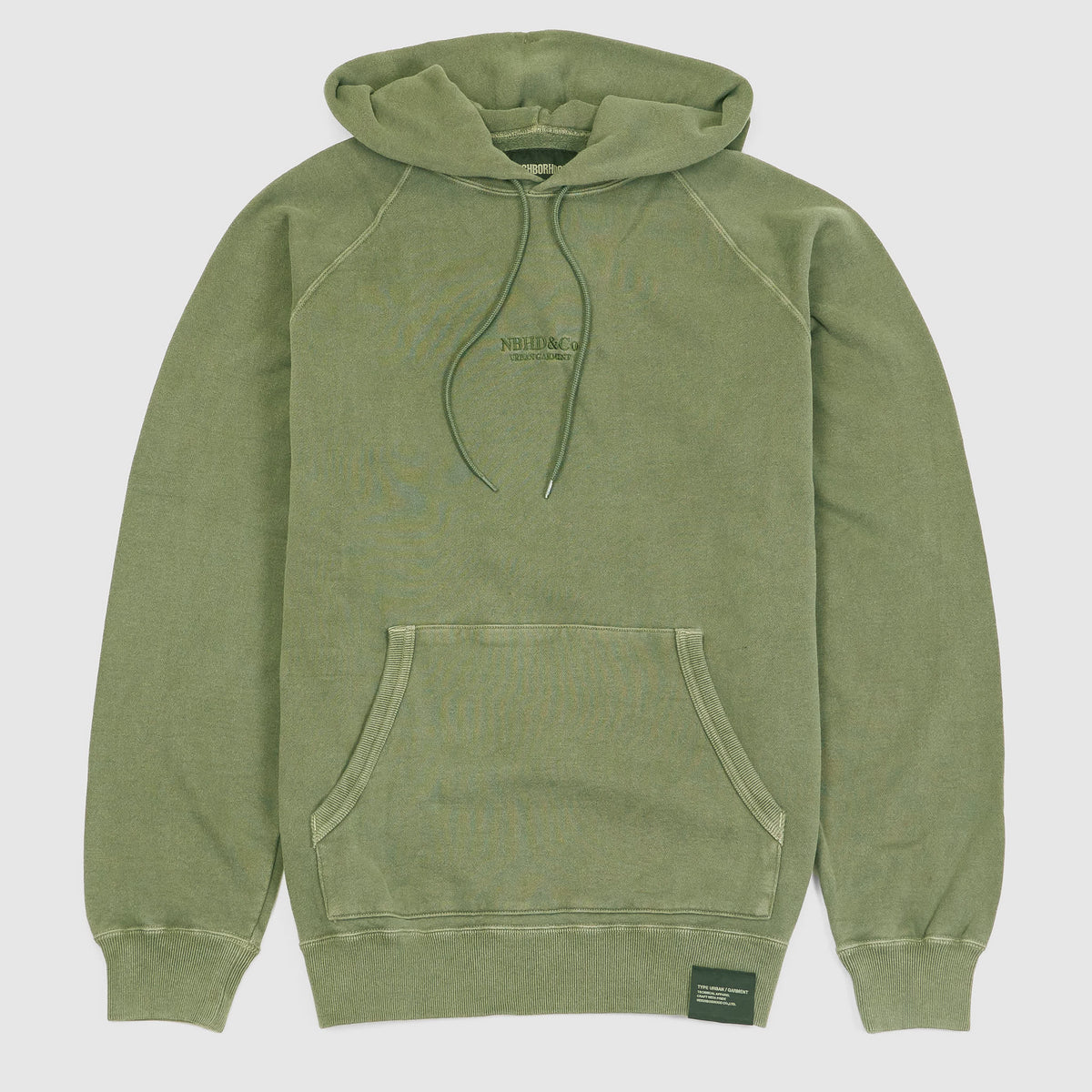 Neighborhood Embroidered Stone Washed Hoodie