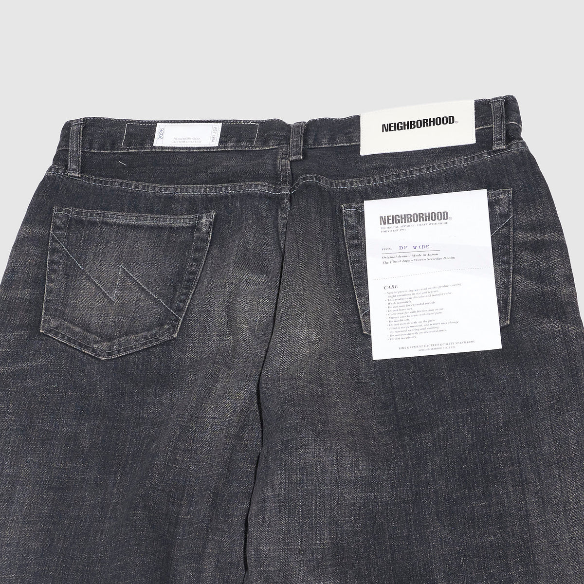 Neighborhood 5-P Timeworn Wide Jeans