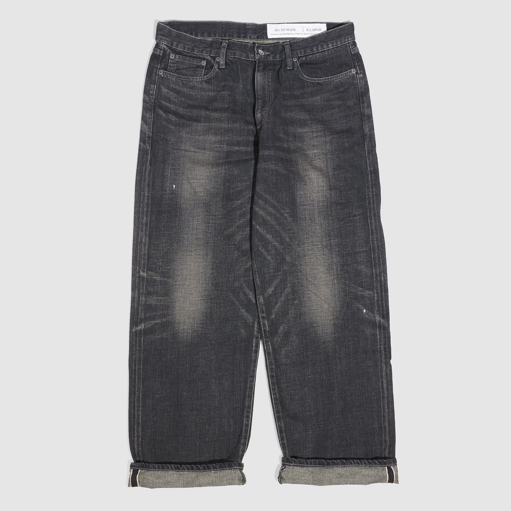 Neighborhood 5-P Timeworn Wide Jeans - DeeCee style