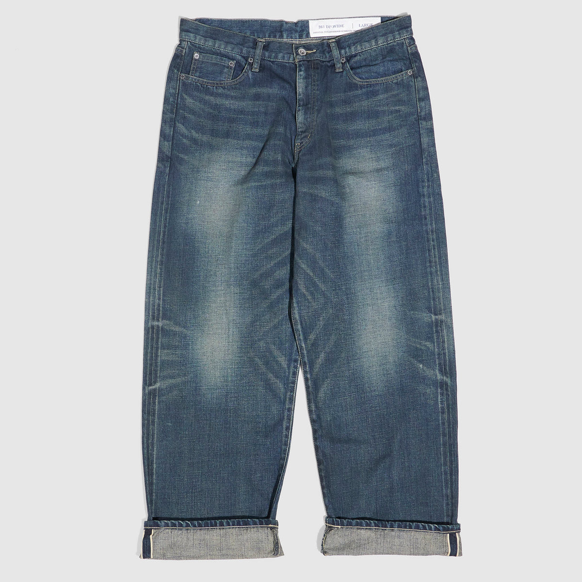 Neighborhood 5-P Timeworn Wide Jeans