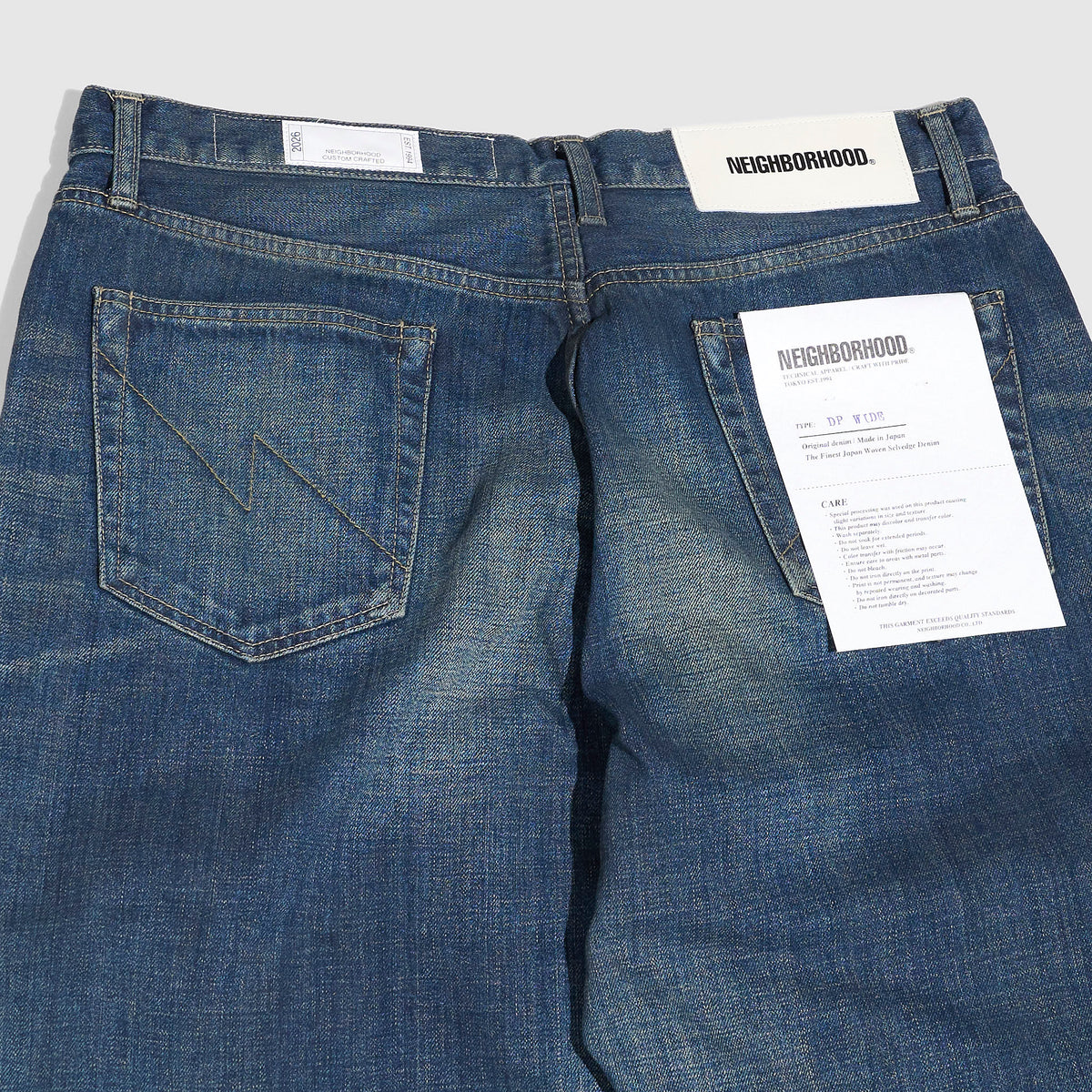 Neighborhood 5-P Timeworn Wide Jeans