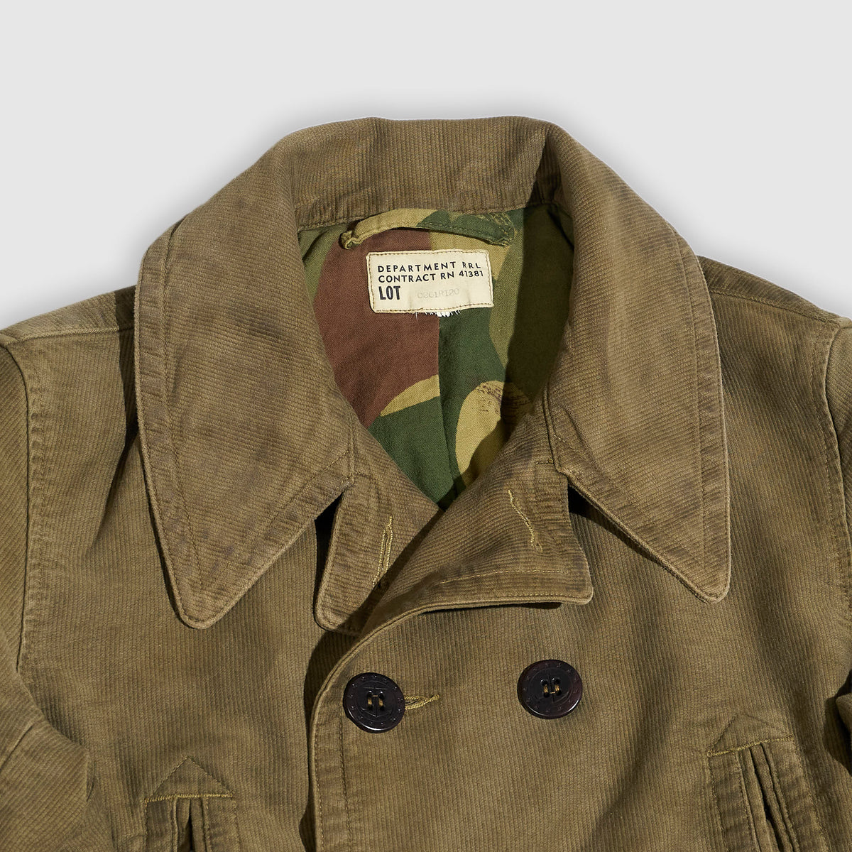 Double RL Lined P-Coat Leahy