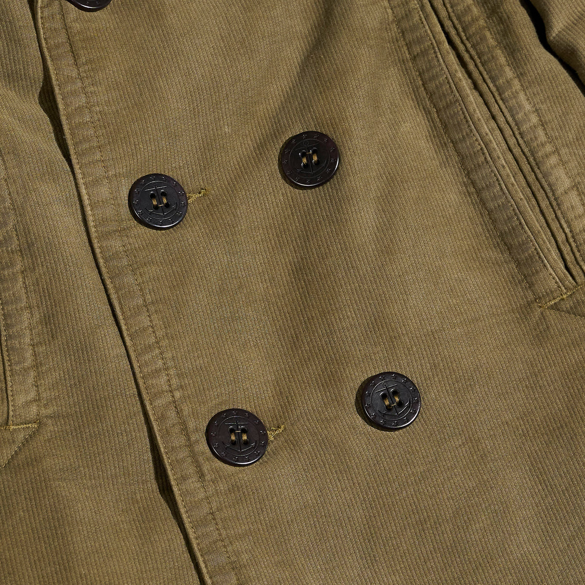 Double RL Lined P-Coat Leahy