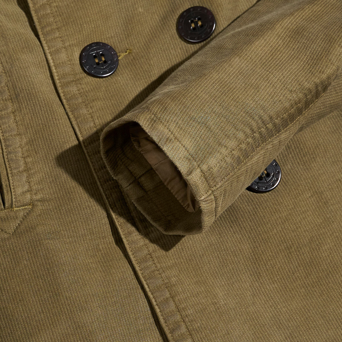 Double RL Lined P-Coat Leahy