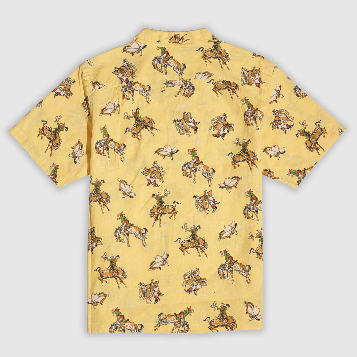 Double RL Rodeo Rider Camp Collar Hawaiian Shirt