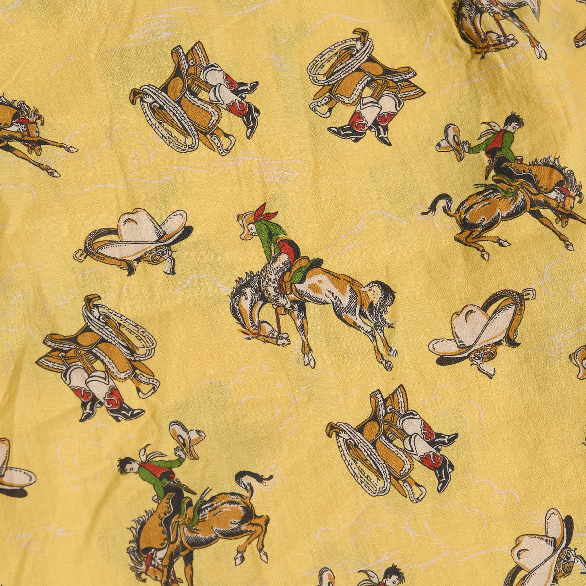 Double RL Rodeo Rider Camp Collar Hawaiian Shirt
