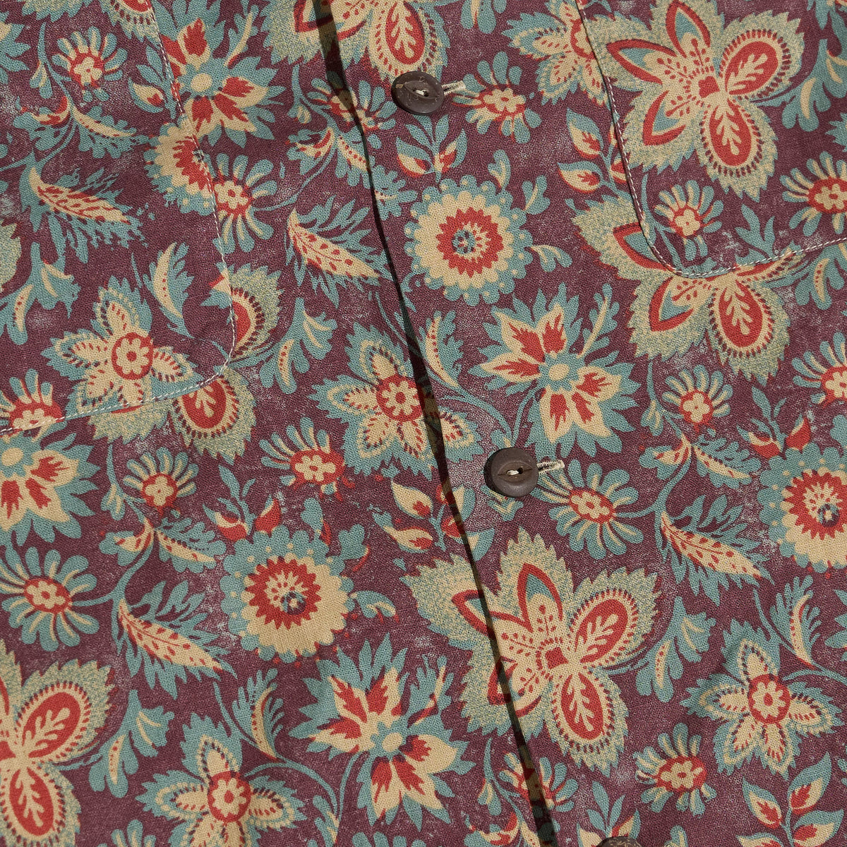Double RL Floral Camp Collar Hawaiian Shirt