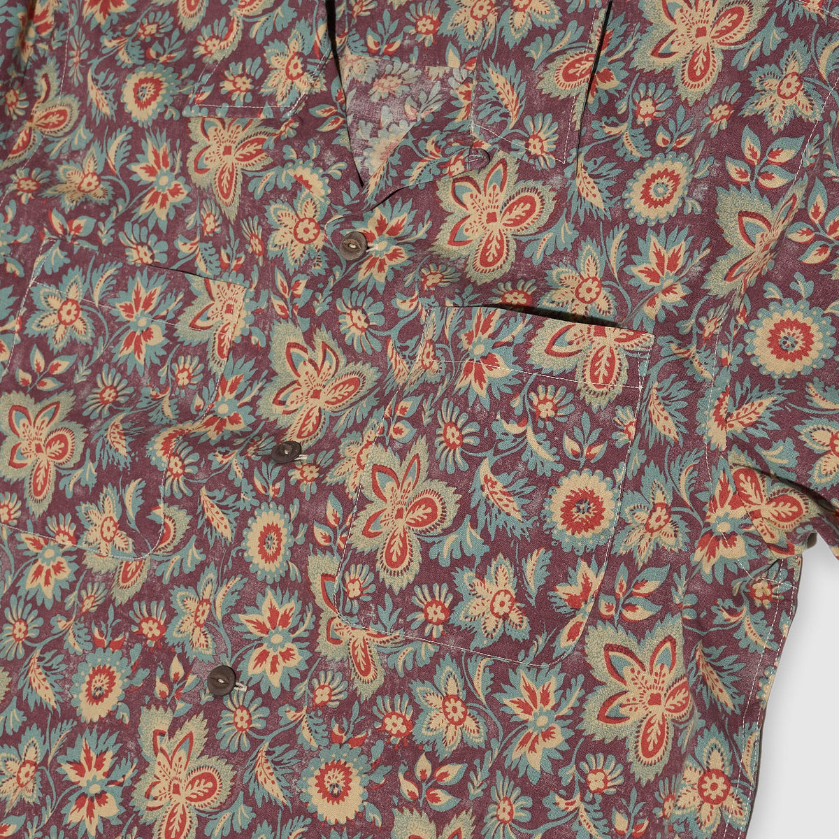 Double RL Floral Camp Collar Hawaiian Shirt