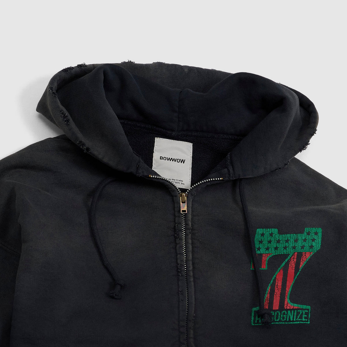 BOW WOW 7/11 Vinyl Aged Zip Hoodie