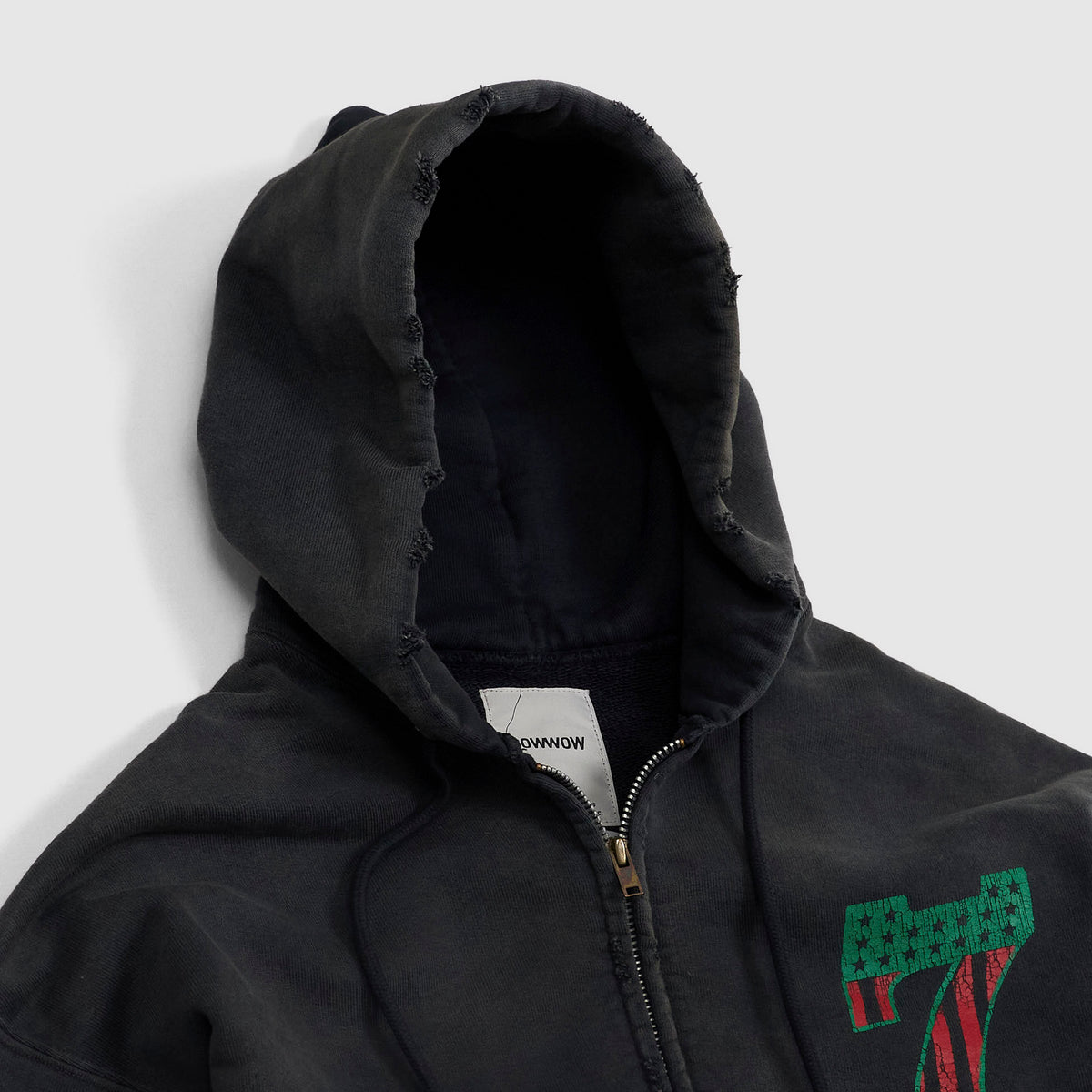 BOW WOW 7/11 Vinyl Aged Zip Hoodie