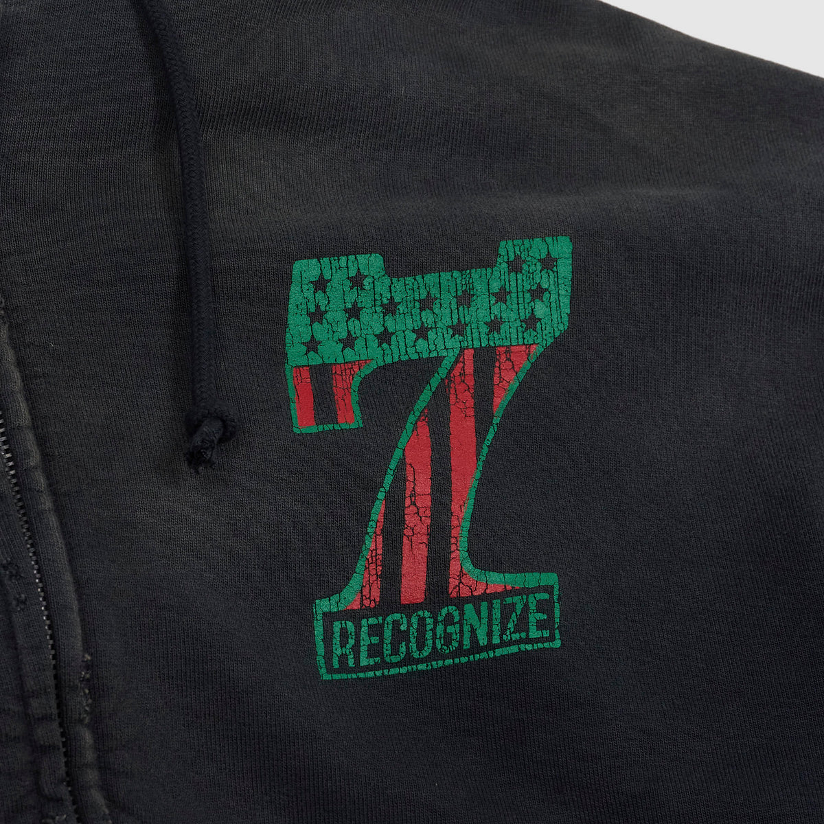 BOW WOW 7/11 Vinyl Aged Zip Hoodie