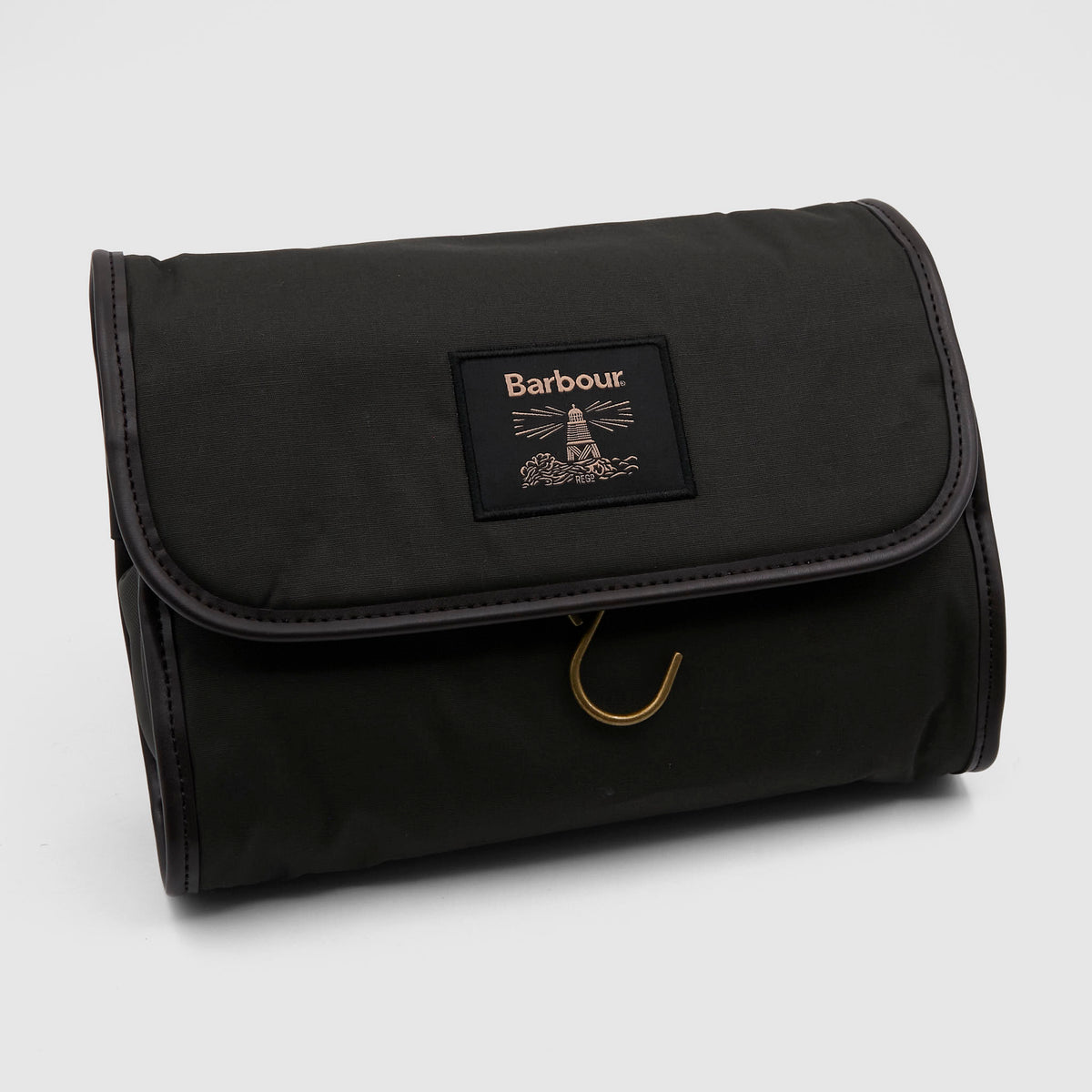 Barbour Waxed Hanging Washbag