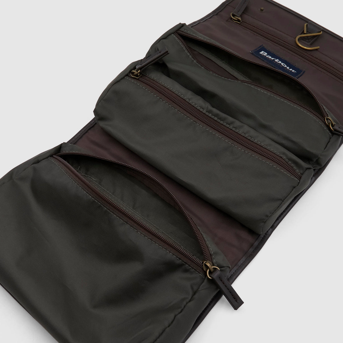 Barbour Waxed Hanging Washbag