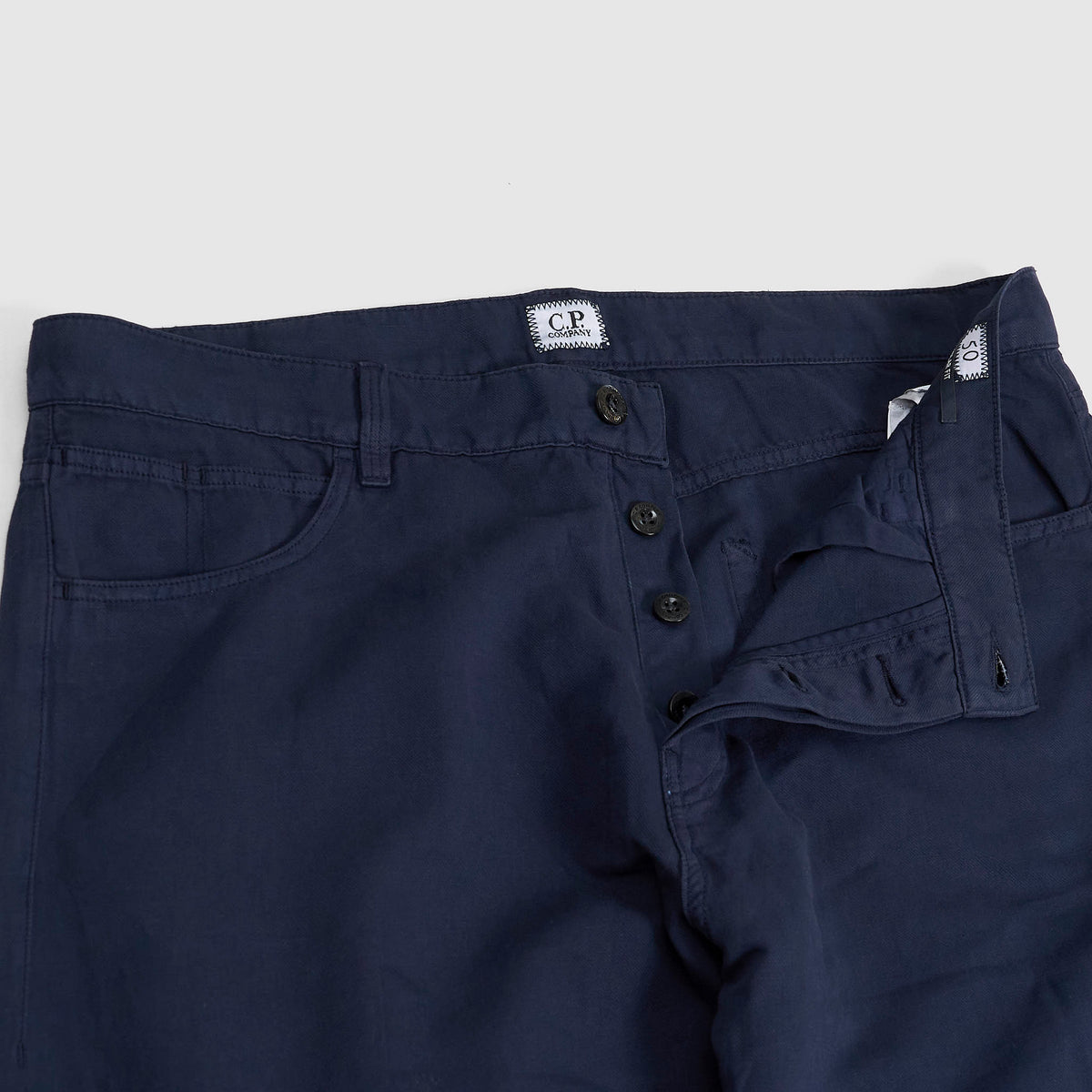 C.P. Company Five Pocket Lightweight Cotton-Linen Trouser