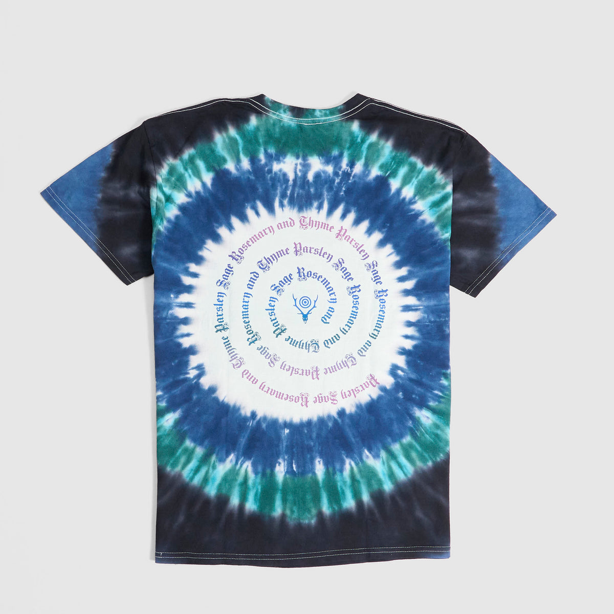 South2 West8 Tie-Dye Short Sleeve Crew Neck T-Shirt