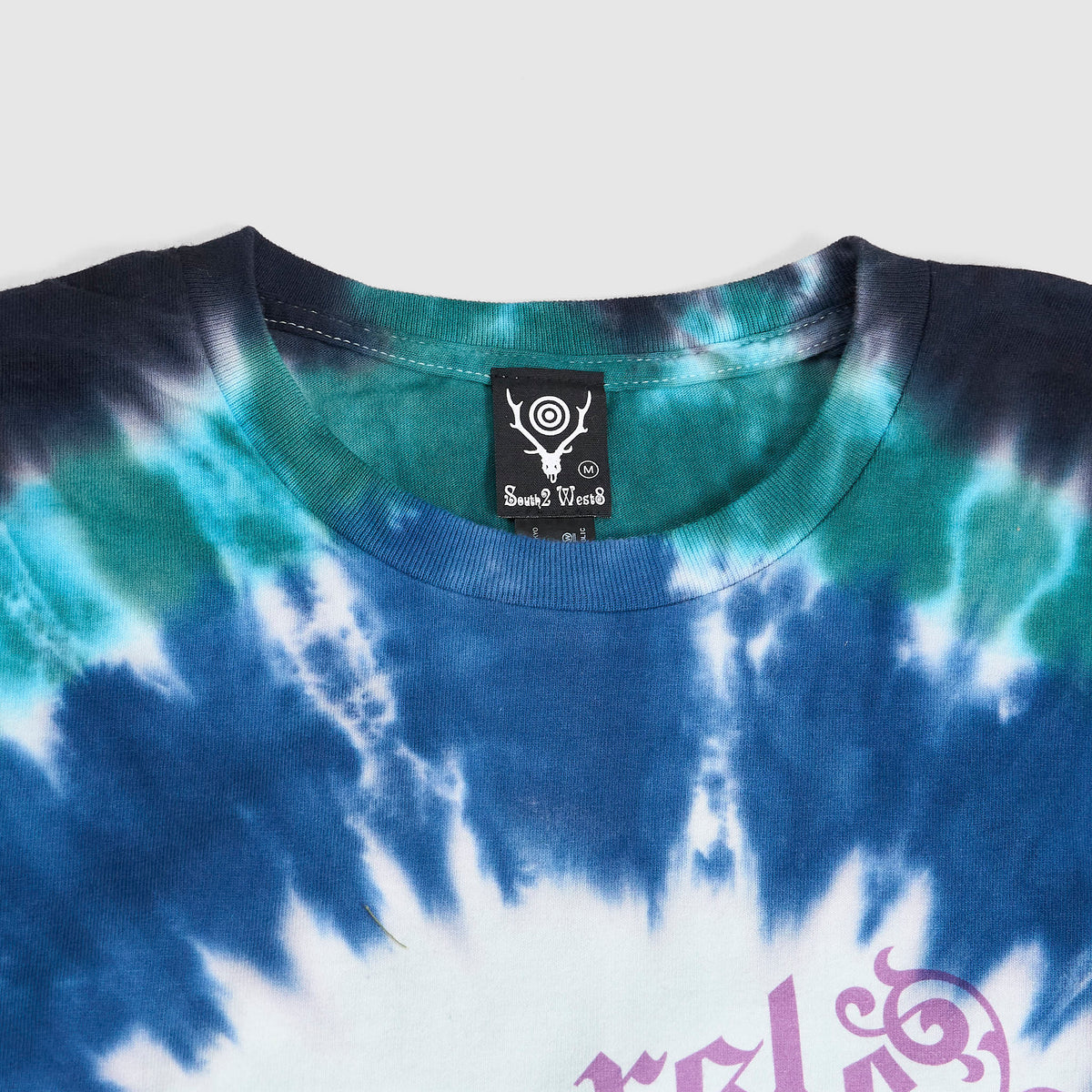 South2 West8 Tie-Dye Short Sleeve Crew Neck T-Shirt