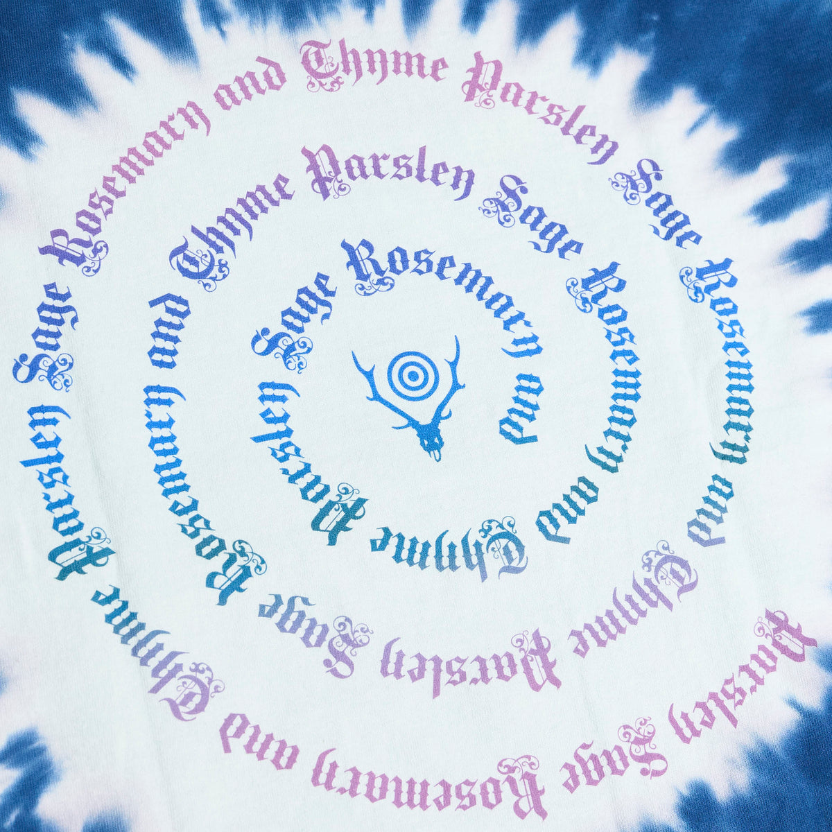 South2 West8 Tie-Dye Short Sleeve Crew Neck T-Shirt