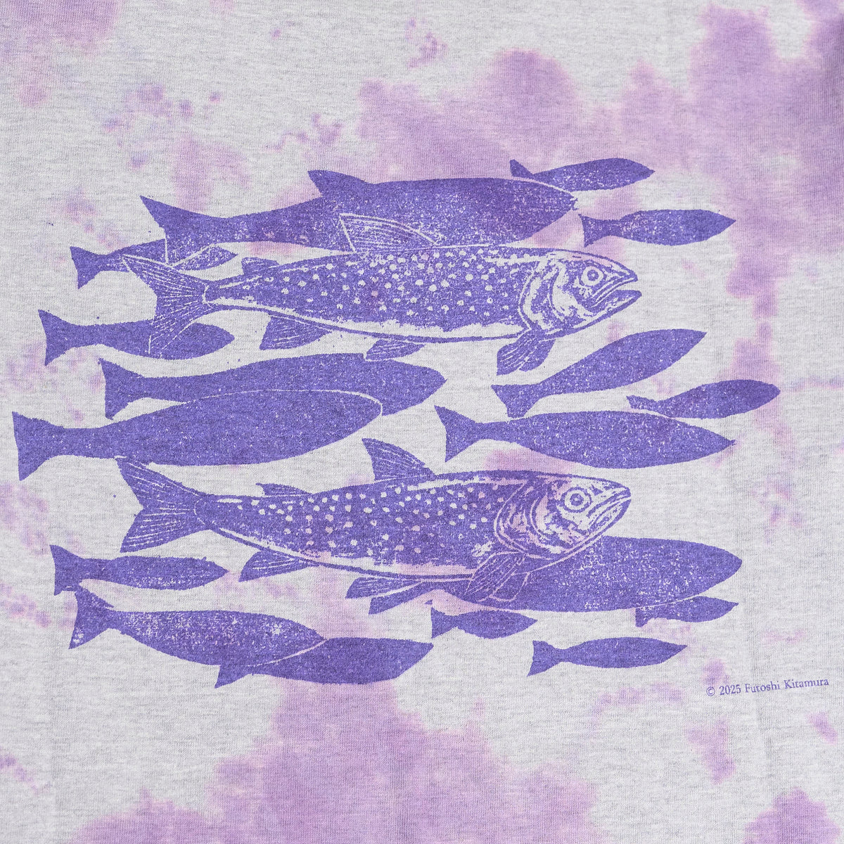 South2 West8 Tie-Dye Trout Logo T-Shirt