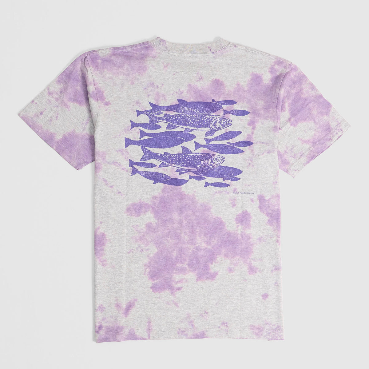 South2 West8 Tie-Dye Trout Logo T-Shirt