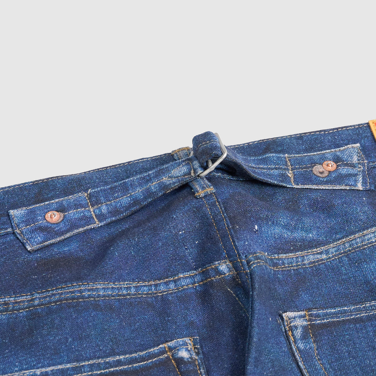 Junya Watanabe Man x Levi's® Cinchback Printed Big-E Linen Denim Jeans