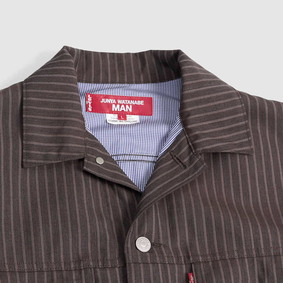 Junya Watanabe MAN x Levi's® Pinstripe Trucker Jacket