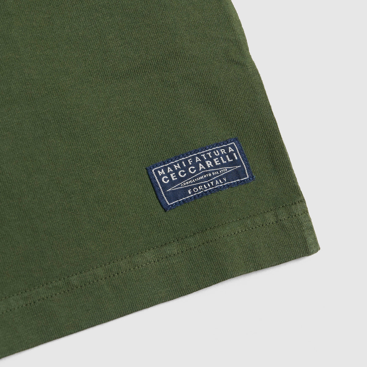 Manifattura Ceccarelli Pocket Crew Neck Short Sleeve T-Shirt
