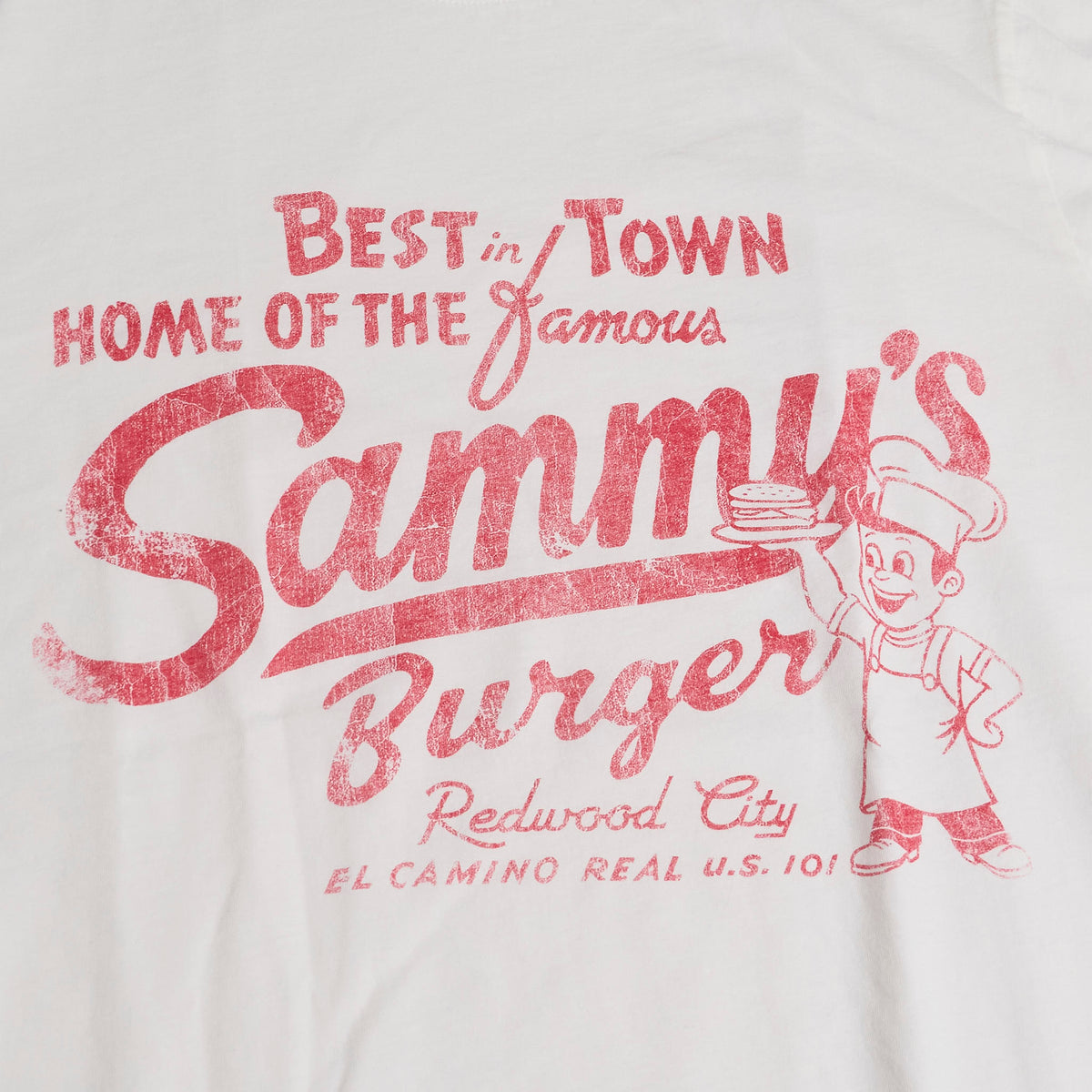 Bowery NYC Sammys Burger Crew Neck T-Shirt