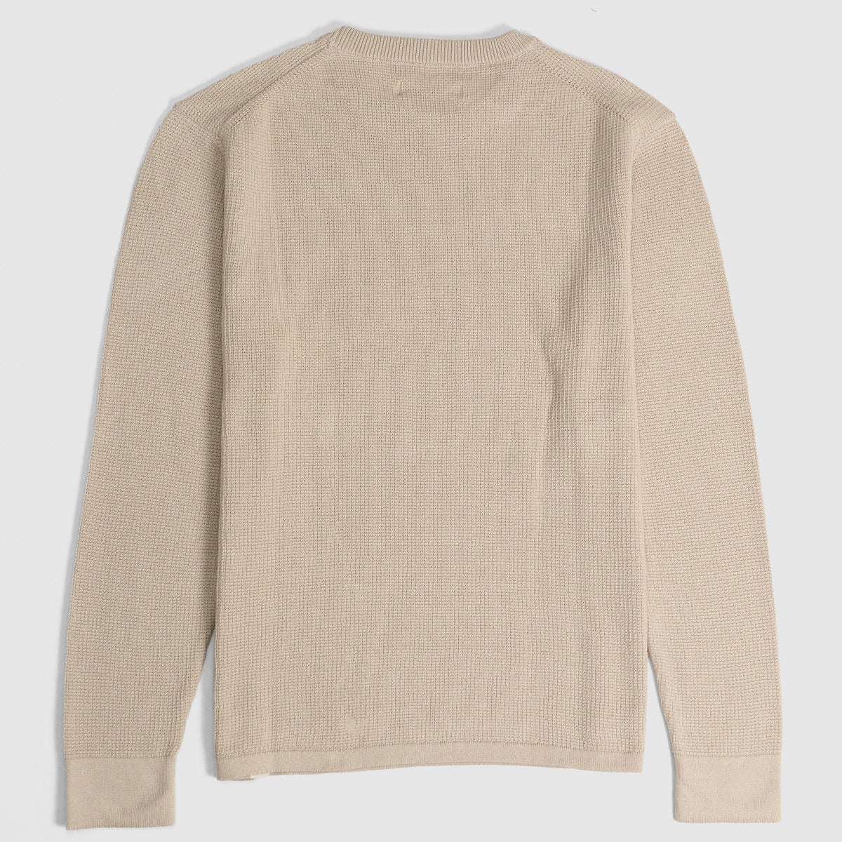 Merz b. Schwanen Lightweight Waffle Long Sleeves Crewneck Shirt